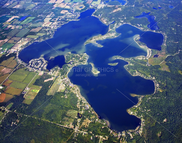 Gun Lake in Barry County, Michigan